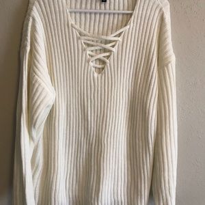 Cream sweater
